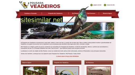 pousadaveadeiros.com.br alternative sites