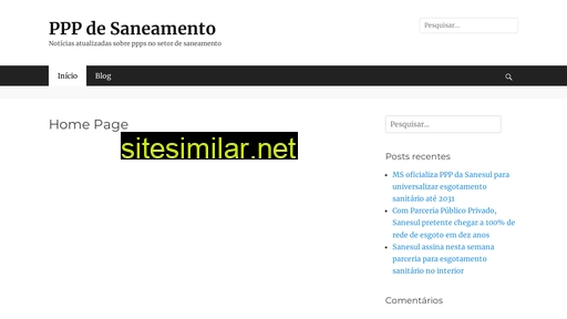 pppdesaneamento.com.br alternative sites