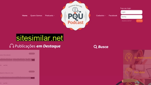 pqupodcast.com.br alternative sites