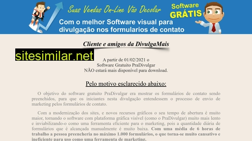 pradivulgar.com.br alternative sites