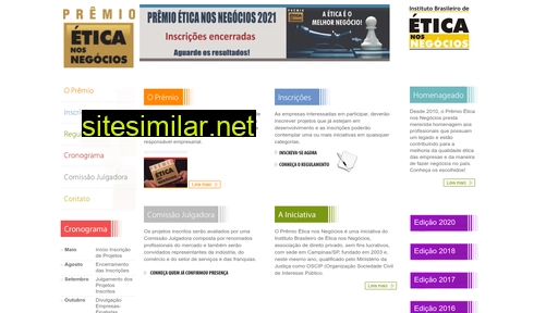 premioeticanosnegocios.org.br alternative sites