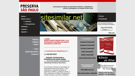preservasp.org.br alternative sites