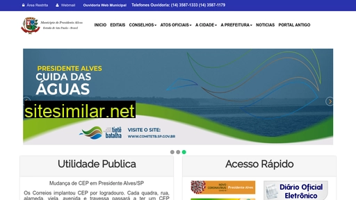 presidentealves.sp.gov.br alternative sites