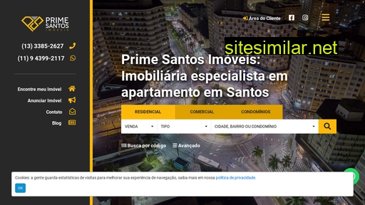 primesantosimoveis.com.br alternative sites