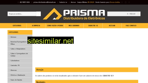 Prismaeletronicos similar sites