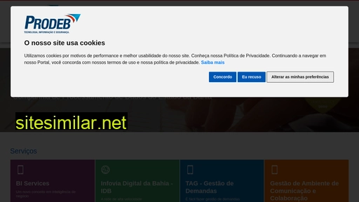 prodeb.ba.gov.br alternative sites