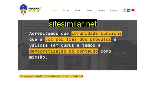 productgurus.com.br alternative sites
