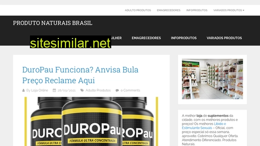 produtonaturaisbrasil.com.br alternative sites
