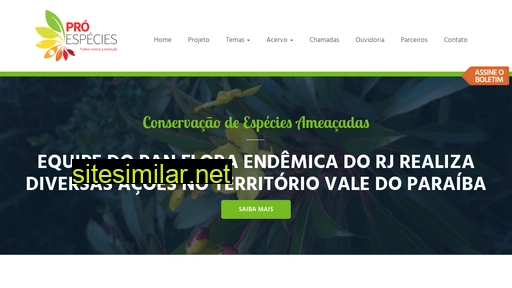 proespecies.eco.br alternative sites