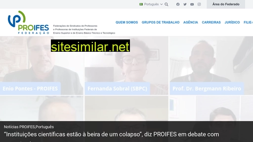 proifes.org.br alternative sites