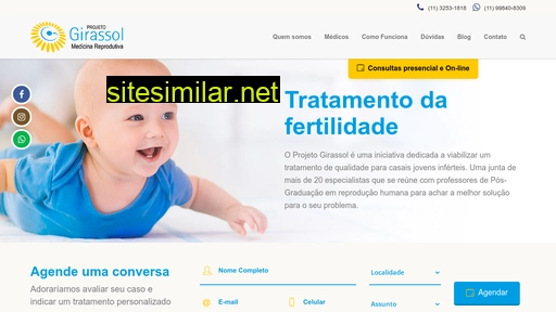 projetogirassol.med.br alternative sites