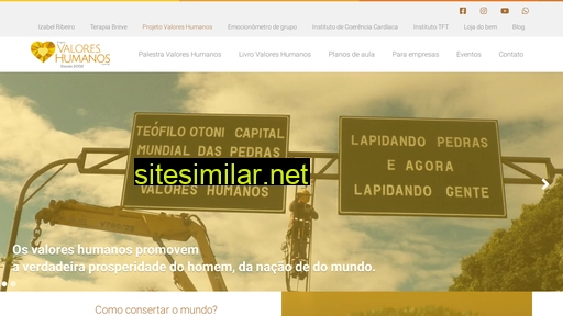 projetovaloreshumanos.com.br alternative sites