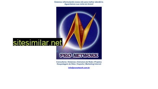 pronetwork.com.br alternative sites