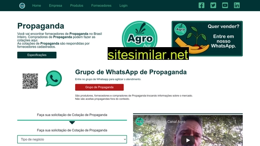propaganda.agr.br alternative sites
