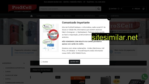 proscell.com.br alternative sites
