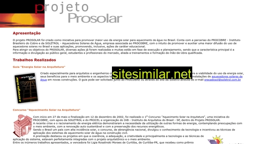 prosolar.com.br alternative sites
