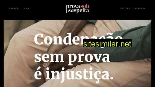 provasobsuspeita.org.br alternative sites