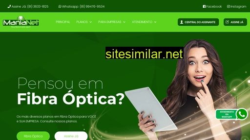 provedormanianet.com.br alternative sites