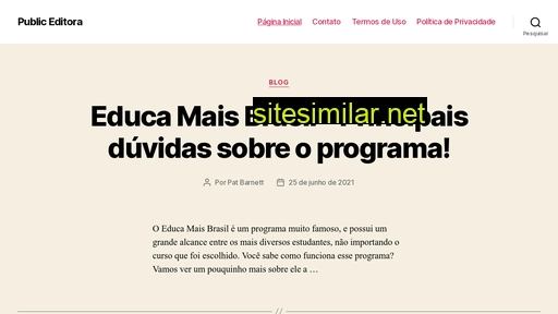publiceditora.com.br alternative sites