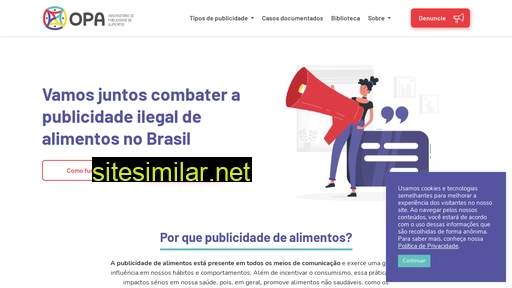 publicidadedealimentos.org.br alternative sites