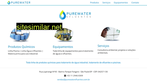 purewaterefluentes.com.br alternative sites