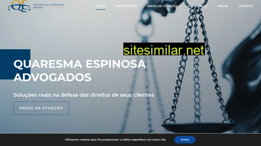quaresmaespinosa.adv.br alternative sites