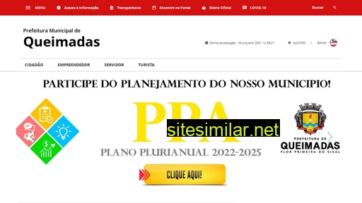 queimadas.ba.gov.br alternative sites