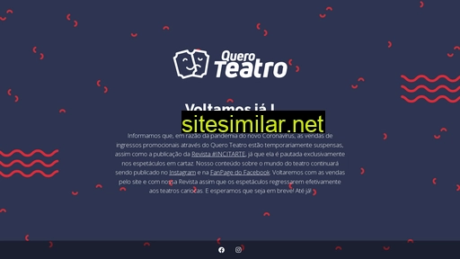 queroteatro.com.br alternative sites
