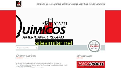 quimicosamericana.org.br alternative sites