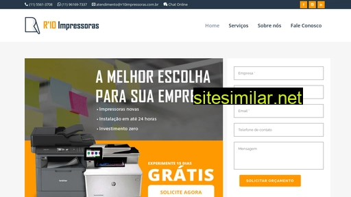 r10impressoras.com.br alternative sites