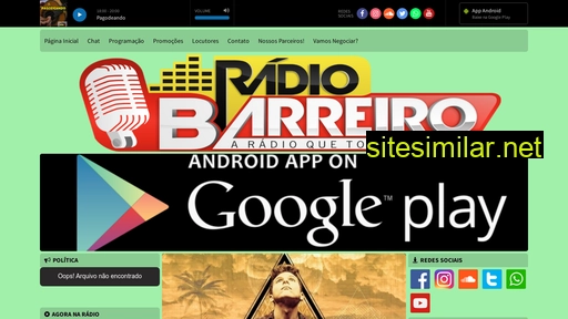 radiobarreiro.com.br alternative sites