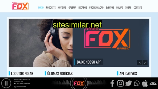 radiofoxbrasil.com.br alternative sites