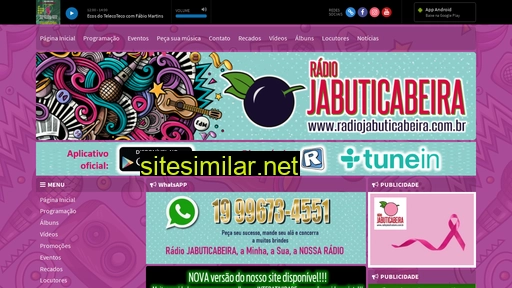 radiojabuticabeira.com.br alternative sites