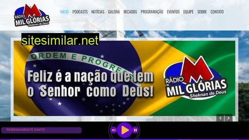 radiomilglorias.com.br alternative sites