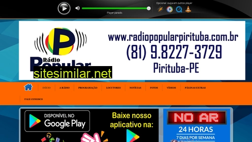 radiopopularpirituba.com.br alternative sites