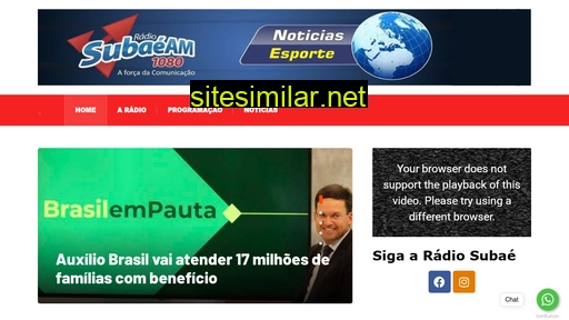 radiosubaeam.com.br alternative sites