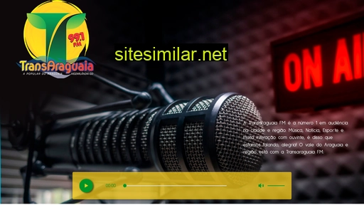 radiotransaraguaiafm.com.br alternative sites