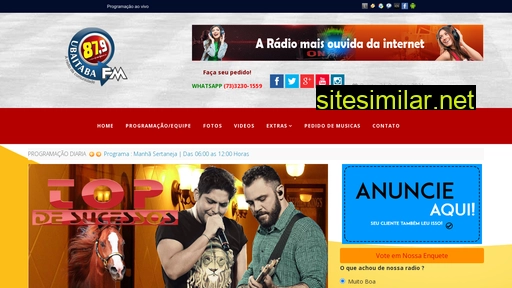 radioubaitabafm.com.br alternative sites