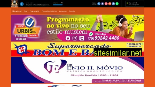 radiourbisfm.com.br alternative sites