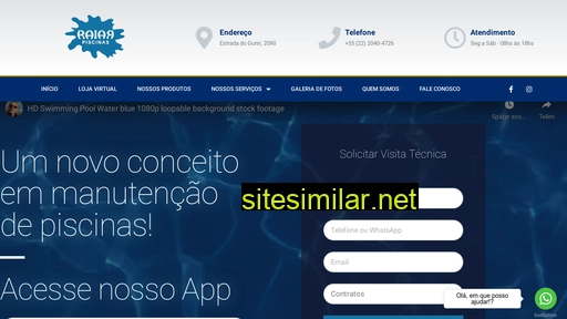 raiarpiscinas.com.br alternative sites
