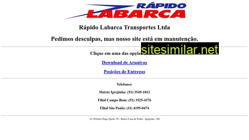 rapidolabarca.com.br alternative sites