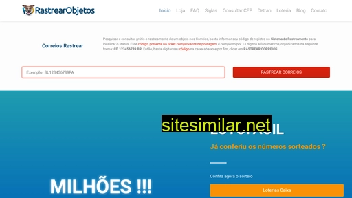 rastrearobjetos.com.br alternative sites