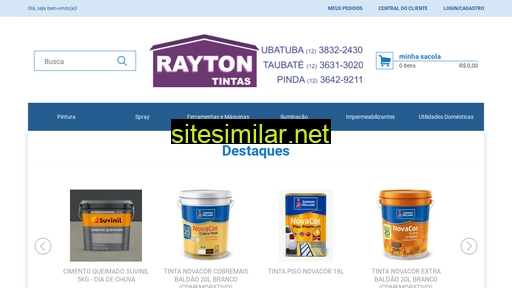 raytontintas.com.br alternative sites