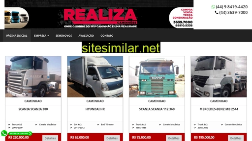 realizacaminhoes.com.br alternative sites