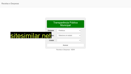 receitaedespesa.org.br alternative sites