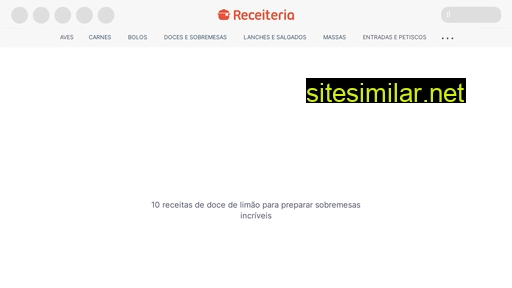 receiteria.com.br alternative sites