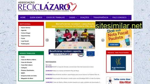 reciclazaro.org.br alternative sites