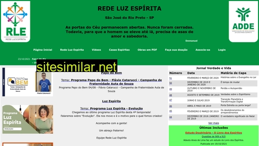 redeluzespirita.com.br alternative sites