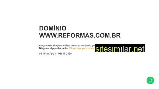 reformas.com.br alternative sites