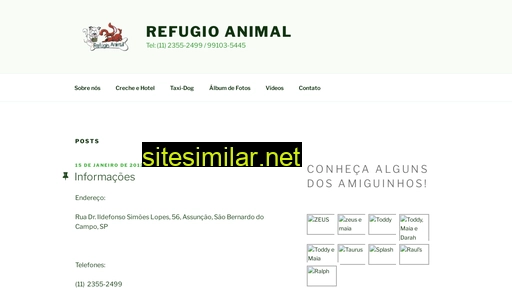 refugioanimal.com.br alternative sites